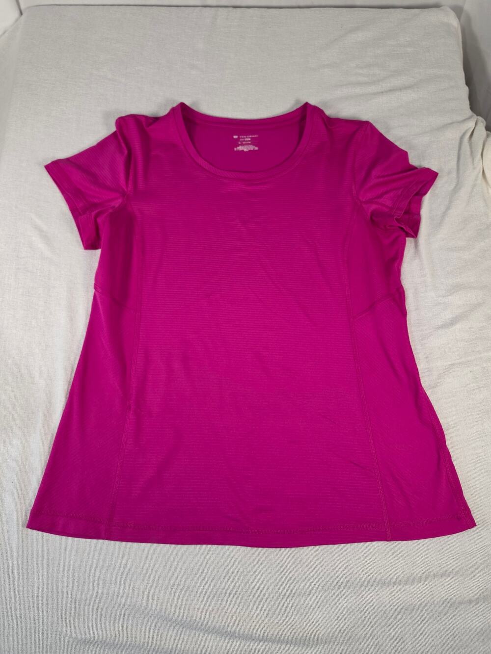 Tek Gear Womens XL Magenta Running Top Short Sleeve